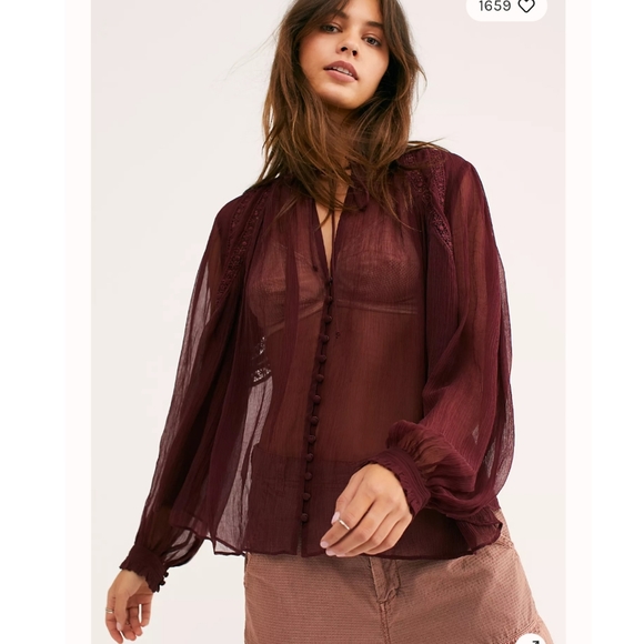 Free people Long Live Love Buttondown - Picture 3 of 8